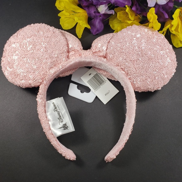 Disney Parks Minnie Pink Sequin Ears, New - Picture 3 of 7